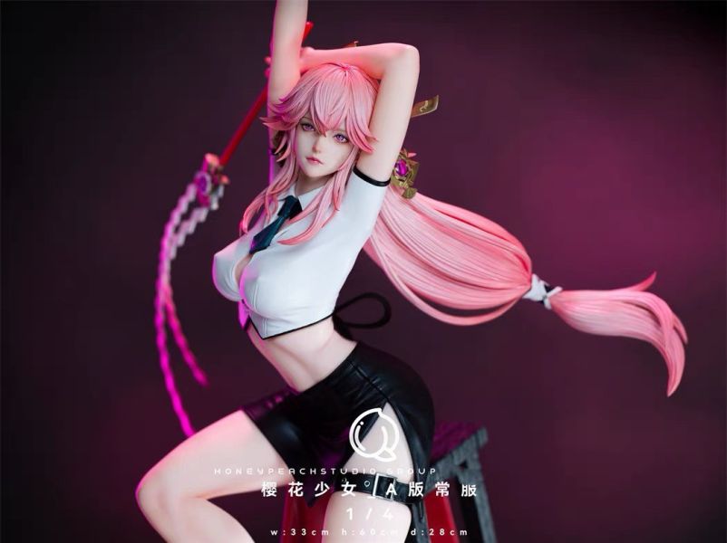 【售罄展示追加請私訊客服@toystationtw】原神 八重神子 指揮官版本 X 蜜桃社 玩驛丨Toy station, GK雕像預購, GK雕像代購, GK雕像現貨, GK雕像修復, 咒術, 咒術迴戰, SCC玩具屋, 玩具給庫, 希模型, 瘋公仔, 訂製雕像,模型,伯公仔,gk,玩驛,火影,夜風本舖,海賊,死神,航海王,獵人,阿拉蕾,七大罪,七龍珠,寶可夢,神奇寶貝,哥吉拉,宮崎駿,迪士尼,灌籃高手,鬼滅之日刃,一拳超人,蠟筆小新,咒術,鏈鋸人,進擊的巨人,乙骨,我英