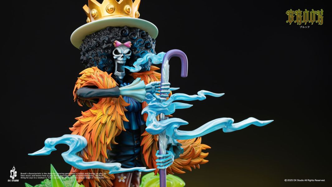 【售罄展示追加請私訊客服@toystationtw】海賊王 草帽團共鳴系列 “靈魂之王”-布魯克 X 大熊社 玩驛丨Toy station, GK雕像預購, GK雕像代購, GK雕像現貨, GK雕像修復, 咒術, 咒術迴戰, SCC玩具屋, 玩具給庫, NBA, 瘋公仔, 訂製雕像,模型,伯公仔,gk,玩驛,火影,夜風本舖,海賊,死神,航海王,獵人,阿拉蕾,七大罪,七龍珠,寶可夢,神奇寶貝,哥吉拉,宮崎駿,迪士尼,灌籃高手,鬼滅之刃,一拳超人,蠟筆小新,咒術,鏈鋸人,進擊的巨人,乙骨,我英