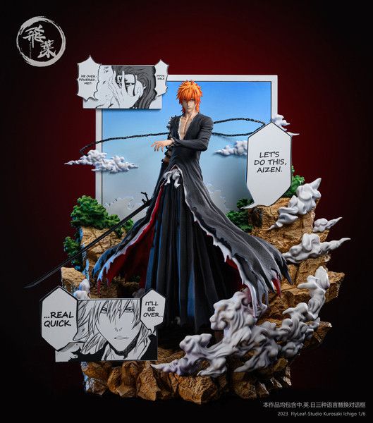 【售罄展示追加請私訊客服@toystationtw】死神 彩色漫畫場景 黑崎一護 卍解 天鎖斬月 X FlyLeaf飛葉 玩驛丨Toy station, GK雕像預購, GK雕像代購, GK雕像現貨, GK雕像修復, 購物網站, 自媒體選物店, SCC玩具屋, 玩具給庫, 希模型, 瘋公仔, 訂製雕像,模型,伯公仔,gk,玩驛,火影,夜風本舖,海賊,死神,航海王,獵人,阿拉蕾,七大罪,七龍珠,寶可夢,神奇寶貝,哥吉拉,宮崎駿,迪士尼,灌籃高手,鬼滅之日刃,一拳超人,蠟筆小新,咒術,鏈鋸人,進擊的巨人,妖精尾巴,我的英
