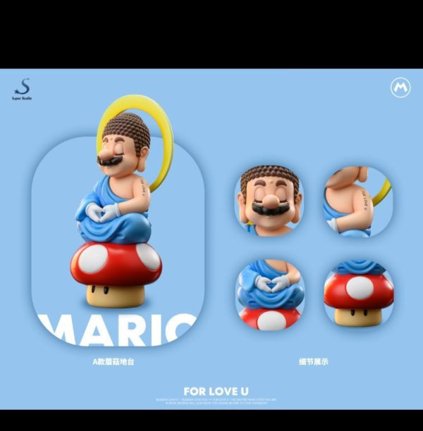 【代購】超級馬力歐 佛祖馬力歐《佛Love U》（預訂送原畫設計稿）X Super工作室 動漫,模型,玩具,gk,玩驛,火影,手辦,海賊,死神,航海王,獵人,阿拉蕾,七大罪,七龍珠,寶可夢,神奇寶貝,哥吉拉,宮崎駿,迪士尼,灌籃高手,鬼滅之日刃,一拳超人,蠟筆小新,咒術,鏈鋸人,進擊的巨人,妖精尾巴,我的英雄學院,我英,鋼鍊,鋼之煉金術師,新世紀福音戰士,EVA,間諜家家酒,Re0,漫威,dc,集美#hex#tsume#prime1#queen#tes#xm#野獸國#壽屋#數碼寶貝