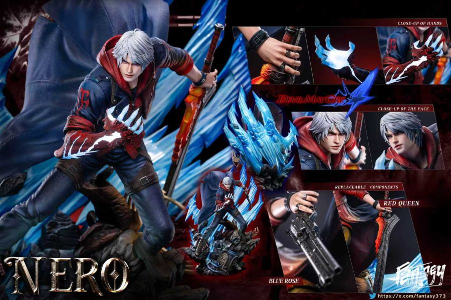 【預購】鬼泣4 - 尼祿Nero X FANTASY工作室 玩驛丨Toy station, GK雕像預購, GK雕像代購, GK雕像現貨, GK雕像修復, 咒術, 咒術迴戰, SCC玩具屋, 玩具給庫, NBA, 瘋公仔, 訂製雕像,模型,伯公仔,gk,玩驛,火影,夜風本舖,海賊,死神,航海王,獵人,阿拉蕾,七大罪,七龍珠,寶可夢,神奇寶貝,哥吉拉,宮崎駿,迪士尼,灌籃高手,鬼滅之刃,一拳超人,蠟筆小新,咒術,鏈鋸人,進擊的巨人,乙骨,我英