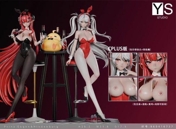 【售罄展示追加請私訊客服@toystationtw】碧藍航線 侍酒兔女郎 興登堡·希爾德加德&歐根親王·薩沃伊 X YS工作室 玩驛丨Toy station, GK雕像預購, GK雕像代購, GK雕像現貨, GK雕像修復, 咒術, 咒術迴戰, SCC玩具屋, 玩具給庫, NBA, 瘋公仔, 訂製雕像,模型,伯公仔,gk,玩驛,火影,夜風本舖,海賊,死神,航海王,獵人,阿拉蕾,七大罪,七龍珠,寶可夢,神奇寶貝,哥吉拉,宮崎駿,迪士尼,灌籃高手,鬼滅之刃,一拳超人,蠟筆小新,咒術,鏈鋸人,進擊的巨人,乙骨,我英
