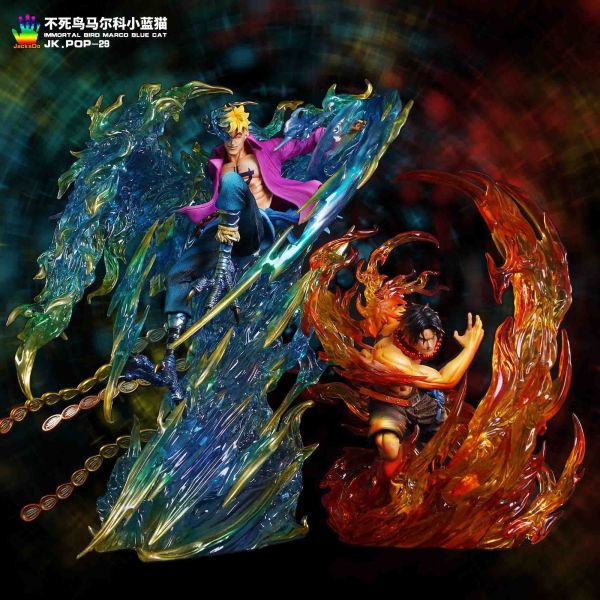 【售罄展示追加請私訊客服@toystationtw】海賊王 小藍貓GK雕像 不死鳥 馬爾科 X JacksDo 動漫,模型,玩具,gk,玩驛,火影,手辦,海賊,死神,航海王,獵人,阿拉蕾,七大罪,七龍珠,寶可夢,神奇寶貝,哥吉拉,宮崎駿,迪士尼,灌籃高手,鬼滅之日刃,一拳超人,蠟筆小新,咒術,鏈鋸人,進擊的巨人,妖精尾巴,我的英雄學院,我英,鋼鍊,鋼之煉金術師,新世紀福音戰士,EVA,間諜家家酒,Re0,漫威,dc,集美#hex#tsume#prime1#queen#tes#xm#野獸國#壽屋#數碼寶貝