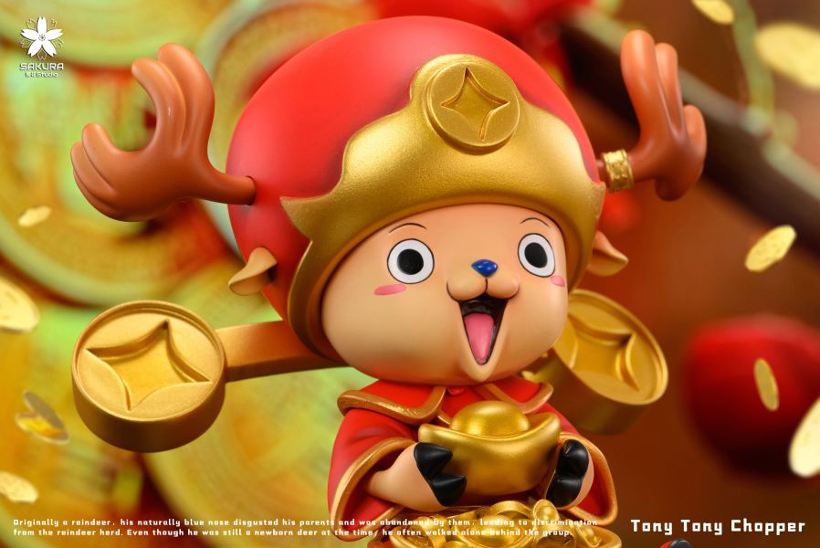 【售罄展示追加請私訊客服@toystationtw】海賊王 財神喬巴 X 櫻花 studio 玩驛丨Toy station, GK雕像預購, GK雕像代購, GK雕像現貨, GK雕像修復, 咒術, 咒術迴戰, SCC玩具屋, 玩具給庫, NBA, 瘋公仔, 訂製雕像,模型,伯公仔,gk,玩驛,火影,夜風本舖,海賊,死神,航海王,獵人,阿拉蕾,七大罪,七龍珠,寶可夢,神奇寶貝,哥吉拉,宮崎駿,迪士尼,灌籃高手,鬼滅之刃,一拳超人,蠟筆小新,咒術,鏈鋸人,進擊的巨人,乙骨,我英