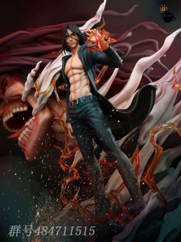 【售罄展示追加請私訊客服@toystationtw】進擊的巨人 艾連·葉卡 X 肥貓映日 玩驛丨Toy station, GK雕像預購, GK雕像代購, GK雕像現貨, GK雕像修復, 咒術, 咒術迴戰, SCC玩具屋, 玩具給庫, NBA, 瘋公仔, 訂製雕像,模型,伯公仔,gk,玩驛,火影,夜風本舖,海賊,死神,航海王,獵人,阿拉蕾,七大罪,七龍珠,寶可夢,神奇寶貝,哥吉拉,宮崎駿,迪士尼,灌籃高手,鬼滅之刃,一拳超人,蠟筆小新,咒術,鏈鋸人,進擊的巨人,乙骨,我英