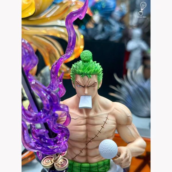 【售罄展示追加請私訊客服@toystationtw】海賊王 和之國 坐姿索隆 X Brain Hole 動漫,模型,玩具,gk,玩驛,火影,手辦,海賊,死神,航海王,獵人,阿拉蕾,七大罪,七龍珠,寶可夢,神奇寶貝,哥吉拉,宮崎駿,迪士尼,灌籃高手,鬼滅之日刃,一拳超人,蠟筆小新,咒術,鏈鋸人,進擊的巨人,妖精尾巴,我的英雄學院,我英,鋼鍊,鋼之煉金術師,新世紀福音戰士,EVA,間諜家家酒,Re0,漫威,dc,集美#hex#tsume#prime1#queen#tes#xm#野獸國#壽屋#數碼寶貝