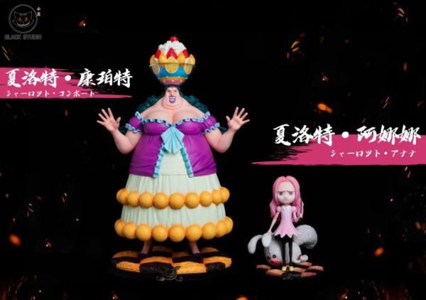 【售罄展示追加請私訊客服@toystationtw】海賊王四皇大媽團系列共鳴計畫第十四彈 夏洛特·康珀特（長女）&夏洛特·阿哪哪（幺女） X Black studio 小黑工作室 動漫,模型,玩具,gk,玩驛,火影,手辦,海賊,死神,航海王,獵人,阿拉蕾,七大罪,七龍珠,寶可夢,神奇寶貝,哥吉拉,宮崎駿,迪士尼,灌籃高手,鬼滅之日刃,一拳超人,蠟筆小新,咒術,鏈鋸人,進擊的巨人,妖精尾巴,我的英雄學院,我英,鋼鍊,鋼之煉金術師,新世紀福音戰士,EVA,間諜家家酒,Re0,漫威,dc,集美#hex#tsume#prime1#queen#tes#xm#野獸國#壽屋#數碼寶貝