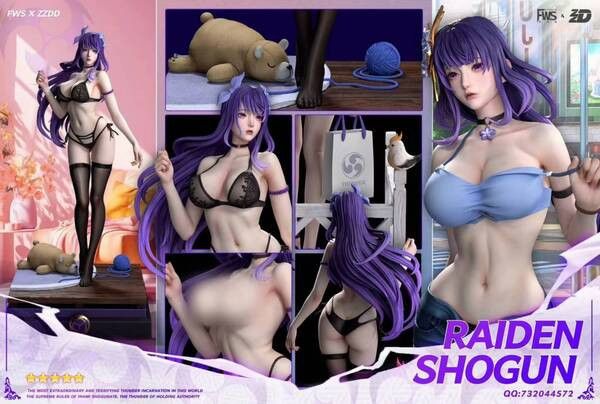 【售罄展示追加請私訊客服@toystationtw】原神 雷電將軍 雷電影 雷霆 X FWS ＆ZZDD 玩驛丨Toy station, GK雕像預購, GK雕像代購, GK雕像現貨, GK雕像修復, 咒術, 咒術迴戰, SCC玩具屋, 玩具給庫, 希模型, 瘋公仔, 訂製雕像,模型,伯公仔,gk,玩驛,火影,夜風本舖,海賊,死神,航海王,獵人,阿拉蕾,七大罪,七龍珠,寶可夢,神奇寶貝,哥吉拉,宮崎駿,迪士尼,灌籃高手,鬼滅之刃,一拳超人,蠟筆小新,咒術,鏈鋸人,進擊的巨人,乙骨,我英,尼卡