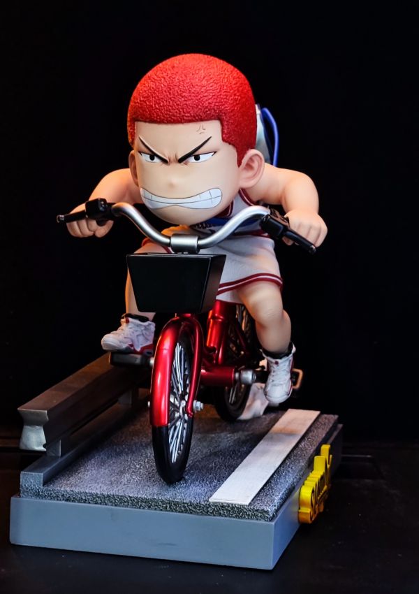 【售罄展示追加請私訊客服@toystationtw】 灌籃高手 Q版  騎行 櫻木花道 自行車 GK手辦 X M3工作室 動漫,模型,玩具,gk,玩驛,火影,手辦,海賊,死神,航海王,獵人,阿拉蕾,七大罪,七龍珠,寶可夢,神奇寶貝,哥吉拉,宮崎駿,迪士尼,灌籃高手,鬼滅之日刃,一拳超人,蠟筆小新,咒術,鏈鋸人,進擊的巨人,妖精尾巴,我的英雄學院,我英,鋼鍊,鋼之煉金術師,新世紀福音戰士,EVA,間諜家家酒,Re0,漫威,dc,集美#hex#tsume#prime1#queen#tes#xm#野獸國#壽屋#數碼寶貝