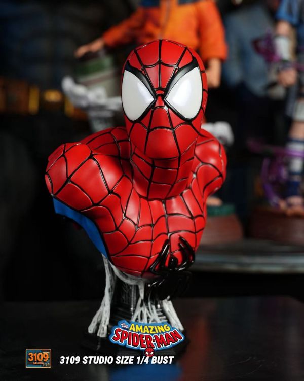 【預購】Marvel漫威 蜘蛛人半身像 X 3109工作室 玩驛丨Toy station, GK雕像預購, GK雕像代購, GK雕像現貨, GK雕像修復, 咒術, 咒術迴戰, SCC玩具屋, 玩具給庫, NBA, 瘋公仔, 訂製雕像,模型,伯公仔,gk,玩驛,火影,夜風本舖,海賊,死神,航海王,獵人,阿拉蕾,七大罪,七龍珠,寶可夢,神奇寶貝,哥吉拉,宮崎駿,迪士尼,灌籃高手,鬼滅之刃,一拳超人,蠟筆小新,咒術,鏈鋸人,進擊的巨人,乙骨,我英