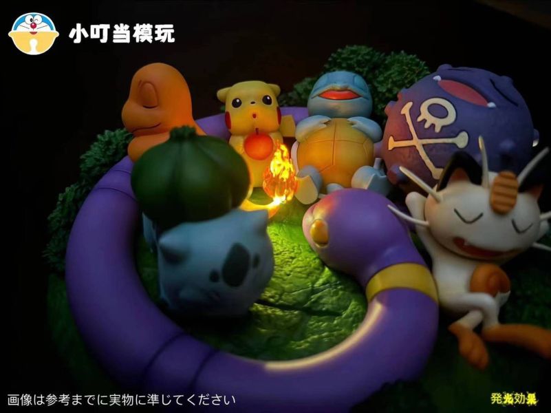 【售罄展示追加請私訊客服@toystationtw】寶可夢 皮卡丘搞怪系列第三彈 皮卡丘的荒島露營 X 小叮噹模玩 玩驛丨Toy station, GK雕像預購, GK雕像代購, GK雕像現貨, GK雕像修復, 購物網站, 自媒體選物店, SCC玩具屋, 玩具給庫, 希模型, 瘋公仔, 訂製雕像,模型,伯公仔,gk,玩驛,火影,夜風本舖,海賊,死神,航海王,獵人,阿拉蕾,七大罪,七龍珠,寶可夢,神奇寶貝,哥吉拉,宮崎駿,迪士尼,灌籃高手,鬼滅之日刃,一拳超人,蠟筆小新,咒術,鏈鋸人,進擊的巨人,妖精尾巴,我的英