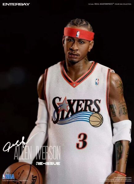 【售罄展示追加請私訊客服@toystationtw】NBA 系列 戰神 Allen Iverson艾倫·艾佛森 蠟像級人偶 限量復刻版 X Enterbay 正版授權 動漫,模型,玩具,gk,玩驛,火影,手辦,海賊,死神,航海王,獵人,阿拉蕾,七大罪,七龍珠,寶可夢,神奇寶貝,哥吉拉,宮崎駿,迪士尼,灌籃高手,鬼滅之日刃,一拳超人,蠟筆小新,咒術,鏈鋸人,進擊的巨人,妖精尾巴,我的英雄學院,我英,鋼鍊,鋼之煉金術師,新世紀福音戰士,EVA,間諜家家酒,Re0,漫威,dc,集美#hex#tsume#prime1#queen#tes#xm#野獸國#壽屋#數碼寶貝