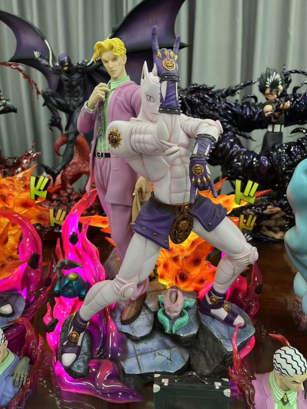 【預購】JoJo的奇妙冒險 吉良吉影&殺手皇后 X 頭號玩家工作室 玩驛丨Toy station, GK雕像預購, GK雕像代購, GK雕像現貨, GK雕像修復, 咒術, 咒術迴戰, SCC玩具屋, 玩具給庫, NBA, 瘋公仔, 訂製雕像,模型,伯公仔,gk,玩驛,火影,夜風本舖,海賊,死神,航海王,獵人,阿拉蕾,七大罪,七龍珠,寶可夢,神奇寶貝,哥吉拉,宮崎駿,迪士尼,灌籃高手,鬼滅之刃,一拳超人,蠟筆小新,咒術,鏈鋸人,進擊的巨人,乙骨,我英