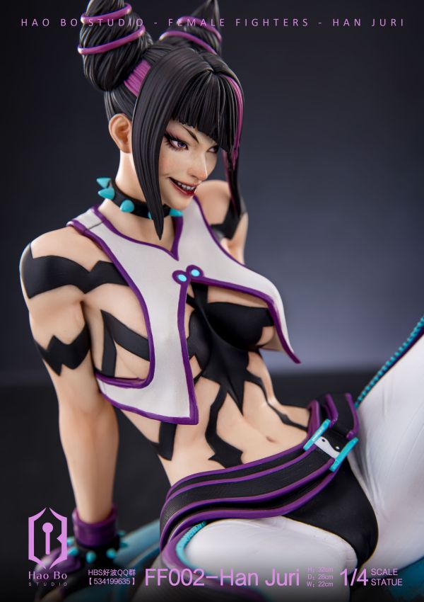 【售罄展示追加請私訊客服@toystationtw】 女格鬥家系列“FF002-Han Juri”雕像 X Hao Bo Studio（HBS好波工作室） 動漫,模型,玩具,gk,玩驛,火影,手辦,海賊,死神,航海王,獵人,阿拉蕾,七大罪,七龍珠,寶可夢,神奇寶貝,哥吉拉,宮崎駿,迪士尼,灌籃高手,鬼滅之日刃,一拳超人,蠟筆小新,咒術,鏈鋸人,進擊的巨人,妖精尾巴,我的英雄學院,我英,鋼鍊,鋼之煉金術師,新世紀福音戰士,EVA,間諜家家酒,Re0,漫威,dc,集美#hex#tsume#prime1#queen#tes#xm#野獸國#壽屋#數碼寶貝