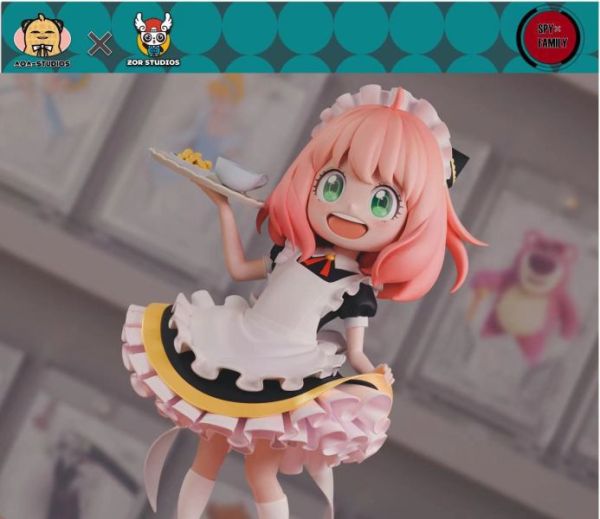 【售罄展示追加請私訊客服@toystationtw】間諜家家酒 阿尼亞系列第一彈  女仆阿尼亞 X AOA ＆ZOR-Studios 玩驛丨Toy station, GK雕像預購, GK雕像代購, GK雕像現貨, GK雕像修復, 咒術, 咒術迴戰, SCC玩具屋, 玩具給庫, NBA, 瘋公仔, 訂製雕像,模型,伯公仔,gk,玩驛,火影,夜風本舖,海賊,死神,航海王,獵人,阿拉蕾,七大罪,七龍珠,寶可夢,神奇寶貝,哥吉拉,宮崎駿,迪士尼,灌籃高手,鬼滅之刃,一拳超人,蠟筆小新,咒術,鏈鋸人,進擊的巨人,乙骨,我英