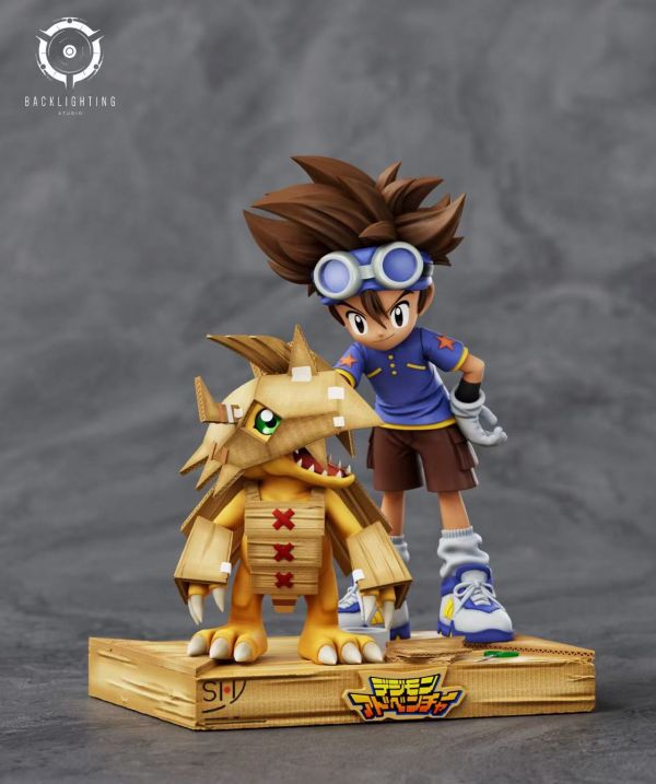 【預購】數碼寶貝 童年紙殼人系列 太一&亞古獸 X 逆光-Studio 玩驛丨Toy station, GK雕像預購, GK雕像代購, GK雕像現貨, GK雕像修復, 咒術, 咒術迴戰, SCC玩具屋, 玩具給庫, NBA, 瘋公仔, 訂製雕像,模型,伯公仔,gk,玩驛,火影,夜風本舖,海賊,死神,航海王,獵人,阿拉蕾,七大罪,七龍珠,寶可夢,神奇寶貝,哥吉拉,宮崎駿,迪士尼,灌籃高手,鬼滅之刃,一拳超人,蠟筆小新,咒術,鏈鋸人,進擊的巨人,乙骨,我英