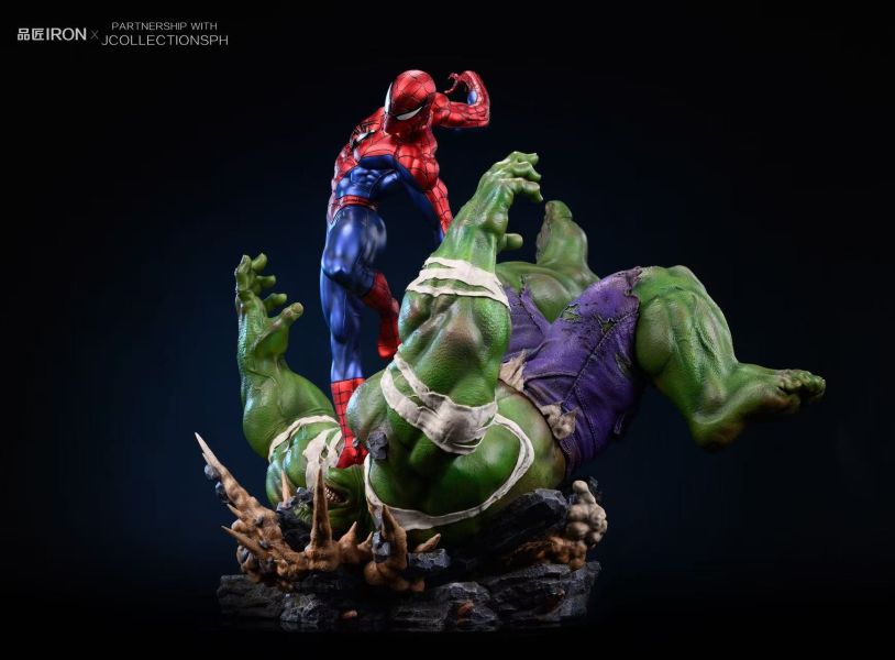 【預購】Marvel漫威 MQ065—蜘蛛人vs綠巨人 X 品匠IRON 玩驛丨Toy station, GK雕像預購, GK雕像代購, GK雕像現貨, GK雕像修復, 咒術, 咒術迴戰, SCC玩具屋, 玩具給庫, NBA, 瘋公仔, 訂製雕像,模型,伯公仔,gk,玩驛,火影,夜風本舖,海賊,死神,航海王,獵人,阿拉蕾,七大罪,七龍珠,寶可夢,神奇寶貝,哥吉拉,宮崎駿,迪士尼,灌籃高手,鬼滅之刃,一拳超人,蠟筆小新,咒術,鏈鋸人,進擊的巨人,乙骨,我英