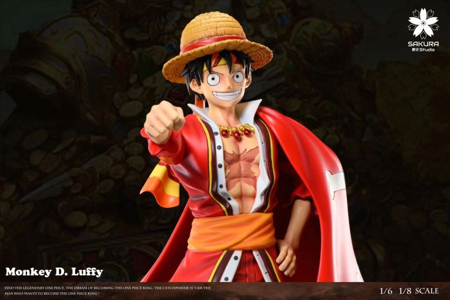 【售罄展示追加請私訊客服@toystationtw】海賊王 草帽海賊團第一彈 魯夫 X 櫻花 studio 動漫,模型,玩具,gk,玩驛,火影,手辦,海賊,死神,航海王,獵人,阿拉蕾,七大罪,七龍珠,寶可夢,神奇寶貝,哥吉拉,宮崎駿,迪士尼,灌籃高手,鬼滅之日刃,一拳超人,蠟筆小新,咒術,鏈鋸人,進擊的巨人,妖精尾巴,我的英雄學院,我英,鋼鍊,鋼之煉金術師,新世紀福音戰士,EVA,間諜家家酒,Re0,漫威,dc,集美#hex#tsume#prime1#queen#tes#xm#野獸國#壽屋#數碼寶貝