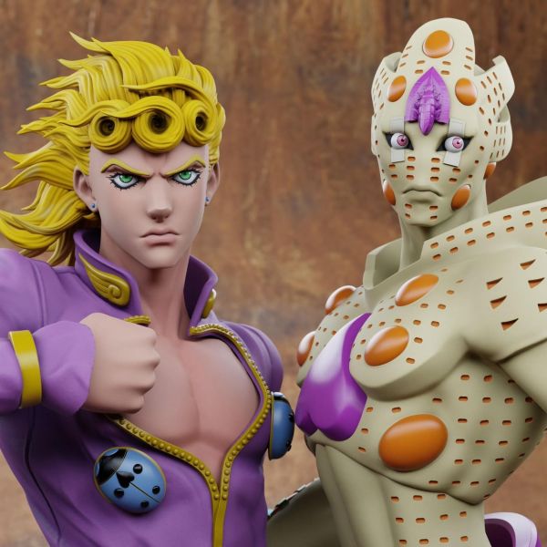 【售罄展示追加請私訊客服@toystationtw】JOJO JOJO的奇妙冒險 喬魯諾·喬巴納和黃金體驗 X Player 1 #動漫#模型#玩具#gk#玩驛#火影#手辦#海賊#死神#航海王#獵人#阿拉蕾#七大罪#七龍珠#寶可夢#神奇寶貝#哥吉拉#宮崎駿#迪士尼#灌籃高手#鬼滅之日刃#一拳超人#蠟筆小新#咒術#鏈鋸人#進擊的巨人#妖精尾巴#我的英雄學院#我英#鋼鍊#鋼之煉金術師#新世紀福音戰士#EVA#間諜家家酒#Re0#漫威#dc#集美#hex#tsume#prime1#queen#tes#xm#野獸國#壽屋#數碼寶貝