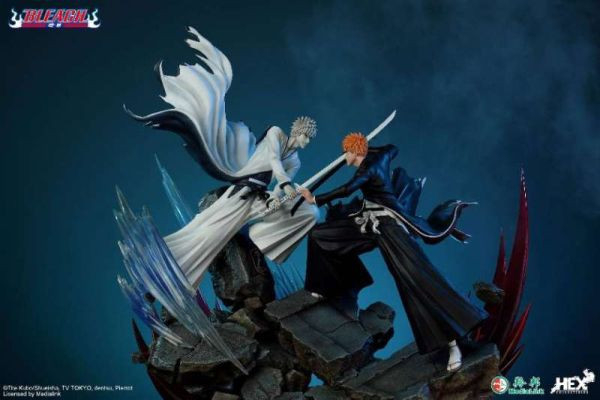 【售罄展示追加請私訊客服@toystationtw】死神 境·界 黑崎一護vs虛白 雕像 X HEX Collectibles 正版授權 動漫,模型,玩具,gk,玩驛,火影,手辦,海賊,死神,航海王,獵人,阿拉蕾,七大罪,七龍珠,寶可夢,神奇寶貝,哥吉拉,宮崎駿,迪士尼,灌籃高手,鬼滅之日刃,一拳超人,蠟筆小新,咒術,鏈鋸人,進擊的巨人,妖精尾巴,我的英雄學院,我英,鋼鍊,鋼之煉金術師,新世紀福音戰士,EVA,間諜家家酒,Re0,漫威,dc,集美#hex#tsume#prime1#queen#tes#xm#野獸國#壽屋#數碼寶貝