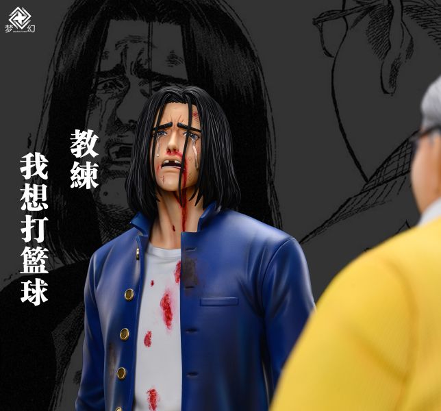 【售罄展示追加請私訊客服@toystationtw】灌籃高手 體育館打架事件 名場面 三井壽 安西教練 X 夢幻工作室 動漫,模型,玩具,gk,玩驛,火影,手辦,海賊,死神,航海王,獵人,阿拉蕾,七大罪,七龍珠,寶可夢,神奇寶貝,哥吉拉,宮崎駿,迪士尼,灌籃高手,鬼滅之日刃,一拳超人,蠟筆小新,咒術,鏈鋸人,進擊的巨人,妖精尾巴,我的英雄學院,我英,鋼鍊,鋼之煉金術師,新世紀福音戰士,EVA,間諜家家酒,Re0,漫威,dc,集美#hex#tsume#prime1#queen#tes#xm#野獸國#壽屋#數碼寶貝