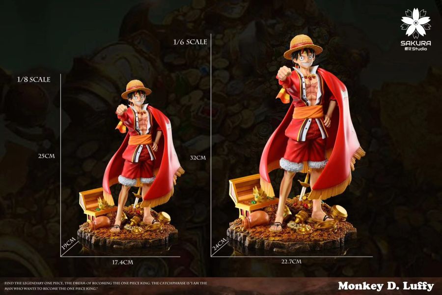 【售罄展示追加請私訊客服@toystationtw】海賊王 草帽海賊團第一彈 魯夫 X 櫻花 studio 動漫,模型,玩具,gk,玩驛,火影,手辦,海賊,死神,航海王,獵人,阿拉蕾,七大罪,七龍珠,寶可夢,神奇寶貝,哥吉拉,宮崎駿,迪士尼,灌籃高手,鬼滅之日刃,一拳超人,蠟筆小新,咒術,鏈鋸人,進擊的巨人,妖精尾巴,我的英雄學院,我英,鋼鍊,鋼之煉金術師,新世紀福音戰士,EVA,間諜家家酒,Re0,漫威,dc,集美#hex#tsume#prime1#queen#tes#xm#野獸國#壽屋#數碼寶貝