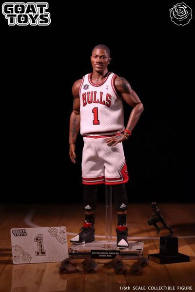 【售罄展示追加請私訊客服@toystationtw】NBA 可動人偶公牛隊 Derrick Rose羅斯MVP套裝 飆風玫瑰 X Goat Toys 玩驛丨Toy station, GK雕像預購, GK雕像代購, GK雕像現貨, GK雕像修復, 咒術, 咒術迴戰, SCC玩具屋, 玩具給庫, NBA, 瘋公仔, 訂製雕像,模型,伯公仔,gk,玩驛,火影,夜風本舖,海賊,死神,航海王,獵人,阿拉蕾,七大罪,七龍珠,寶可夢,神奇寶貝,哥吉拉,宮崎駿,迪士尼,灌籃高手,鬼滅之刃,一拳超人,蠟筆小新,咒術,鏈鋸人,進擊的巨人,乙骨,我英