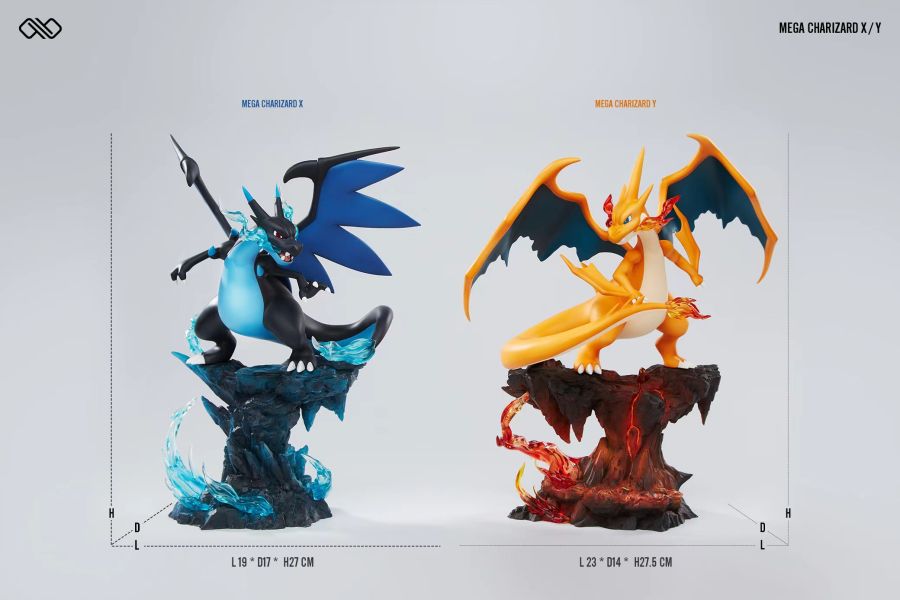 【售罄展示追加請私訊客服@toystationtw】寶可夢 雙比例噴火龍XY組 X ∞無限 玩驛丨Toy station, GK雕像預購, GK雕像代購, GK雕像現貨, GK雕像修復, 咒術, 咒術迴戰, SCC玩具屋, 玩具給庫, NBA, 瘋公仔, 訂製雕像,模型,伯公仔,gk,玩驛,火影,夜風本舖,海賊,死神,航海王,獵人,阿拉蕾,七大罪,七龍珠,寶可夢,神奇寶貝,哥吉拉,宮崎駿,迪士尼,灌籃高手,鬼滅之刃,一拳超人,蠟筆小新,咒術,鏈鋸人,進擊的巨人,乙骨,我英