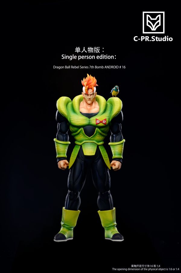 【售罄展示追加請私訊客服@toystationtw】七龍珠 惡人系列 NO.7 人造人16號 X  cpr #動漫#模型#玩具#gk#玩驛#火影#手辦#海賊#死神#航海王#獵人#阿拉蕾#七大罪#七龍珠#寶可夢#神奇寶貝#哥吉拉#宮崎駿#迪士尼#灌籃高手#鬼滅之日刃#一拳超人#蠟筆小新#咒術#鏈鋸人#進擊的巨人#妖精尾巴#我的英雄學院#我英#鋼鍊#鋼之煉金術師#新世紀福音戰士#EVA#間諜家家酒#Re0#漫威#dc#集美#hex#tsume#prime1#queen#tes#xm#野獸國#壽屋#數碼寶貝