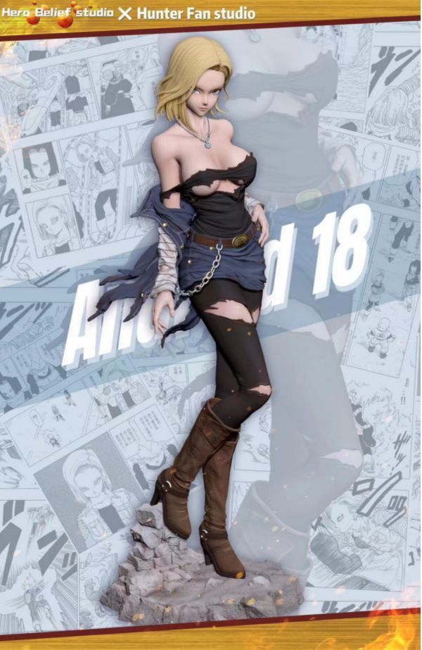 【現貨秒發】七龍珠 女性魅力系列 18號 X hero belief＆ hunter fan hb工作室 玩驛丨Toy station, GK雕像預購, GK雕像代購, GK雕像現貨, GK雕像修復, 購物網站, 自媒體選物店, SCC玩具屋, 玩具給庫, 希模型, 瘋公仔, 訂製雕像,模型,伯公仔,gk,玩驛,火影,夜風本舖,海賊,死神,航海王,獵人,阿拉蕾,七大罪,七龍珠,寶可夢,神奇寶貝,哥吉拉,宮崎駿,迪士尼,灌籃高手,鬼滅之日刃,一拳超人,蠟筆小新,咒術,鏈鋸人,進擊的巨人,妖精尾巴,我的英