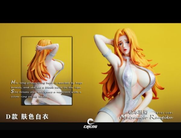 【售罄展示追加請私訊客服@toystationtw】死神 女雕系列 亂菊Rangiku（可脫）X CHENG STUDIO 動漫,模型,玩具,gk,玩驛,火影,手辦,海賊,死神,航海王,獵人,阿拉蕾,七大罪,七龍珠,寶可夢,神奇寶貝,哥吉拉,宮崎駿,迪士尼,灌籃高手,鬼滅之日刃,一拳超人,蠟筆小新,咒術,鏈鋸人,進擊的巨人,妖精尾巴,我的英雄學院,我英,鋼鍊,鋼之煉金術師,新世紀福音戰士,EVA,間諜家家酒,Re0,漫威,dc,集美#hex#tsume#prime1#queen#tes#xm#野獸國#壽屋#數碼寶貝