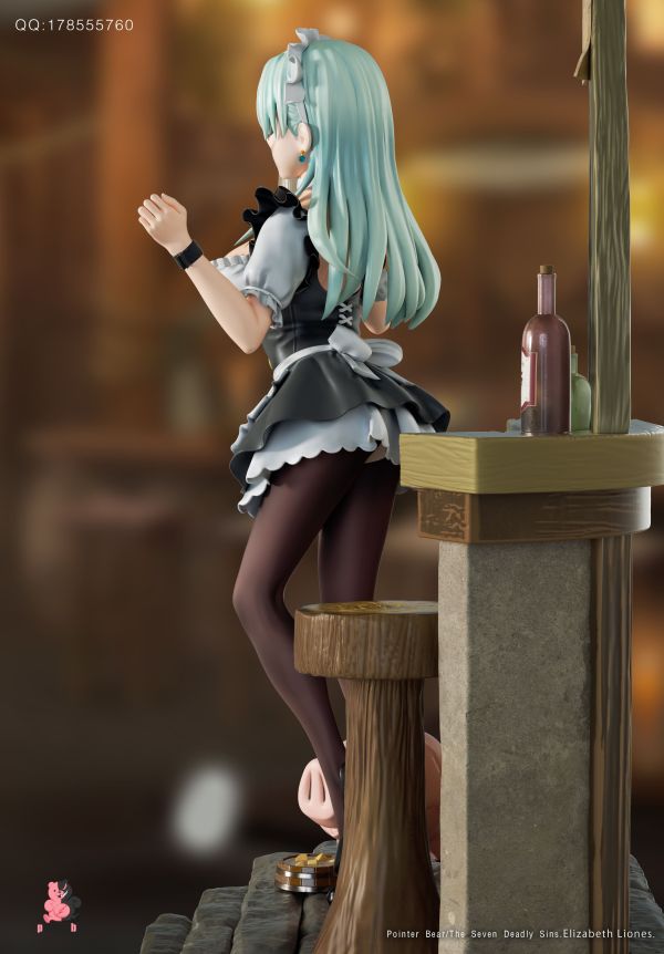 【售罄展示追加請私訊客服@toystationtw】二次元少女系列  第四彈 伊麗莎白 X Pointer bear（指針熊）工作室 動漫,模型,玩具,gk,玩驛,火影,手辦,海賊,死神,航海王,獵人,阿拉蕾,七大罪,七龍珠,寶可夢,神奇寶貝,哥吉拉,宮崎駿,迪士尼,灌籃高手,鬼滅之日刃,一拳超人,蠟筆小新,咒術,鏈鋸人,進擊的巨人,妖精尾巴,我的英雄學院,我英,鋼鍊,鋼之煉金術師,新世紀福音戰士,EVA,間諜家家酒,Re0,漫威,dc,集美#hex#tsume#prime1#queen#tes#xm#野獸國#壽屋#數碼寶貝