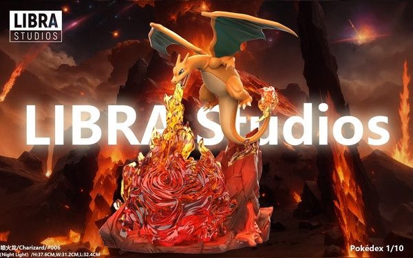 【售罄展示追加請私訊客服@toystationtw】寶可夢 夜燈系列 噴火龍 噴射火焰 X LIBRA 玩驛丨Toy station, GK雕像預購, GK雕像代購, GK雕像現貨, GK雕像修復, 咒術, 咒術迴戰, SCC玩具屋, 玩具給庫, 希模型, 瘋公仔, 訂製雕像,模型,伯公仔,gk,玩驛,火影,夜風本舖,海賊,死神,航海王,獵人,阿拉蕾,七大罪,七龍珠,寶可夢,神奇寶貝,哥吉拉,宮崎駿,迪士尼,灌籃高手,鬼滅之刃,一拳超人,蠟筆小新,咒術,鏈鋸人,進擊的巨人,乙骨,我英,尼卡