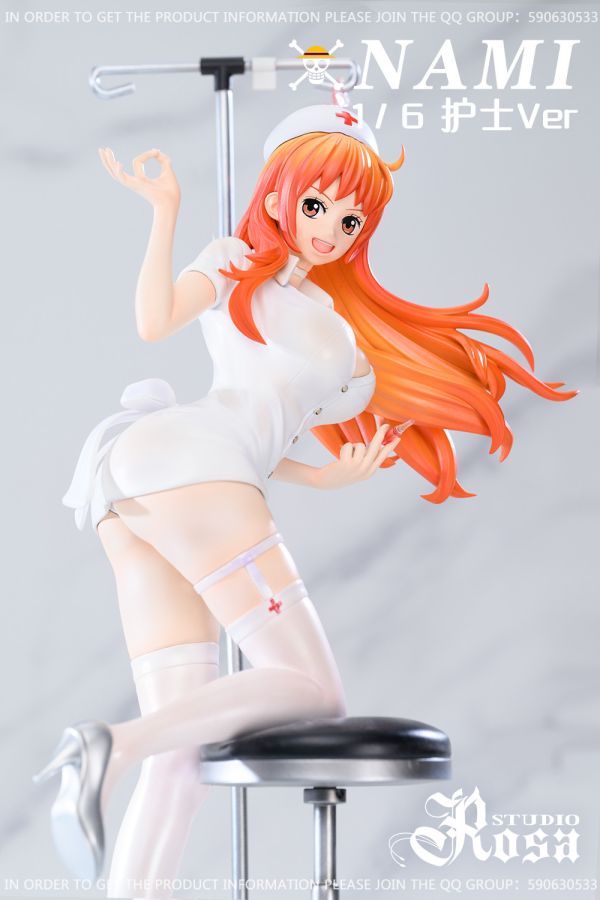 【售罄展示追加請私訊客服@toystationtw】海賊王 護士小姐姐 娜美 X Rosa Studio 動漫,模型,玩具,gk,玩驛,火影,手辦,海賊,死神,航海王,獵人,阿拉蕾,七大罪,七龍珠,寶可夢,神奇寶貝,哥吉拉,宮崎駿,迪士尼,灌籃高手,鬼滅之日刃,一拳超人,蠟筆小新,咒術,鏈鋸人,進擊的巨人,妖精尾巴,我的英雄學院,我英,鋼鍊,鋼之煉金術師,新世紀福音戰士,EVA,間諜家家酒,Re0,漫威,dc,集美#hex#tsume#prime1#queen#tes#xm#野獸國#壽屋#數碼寶貝