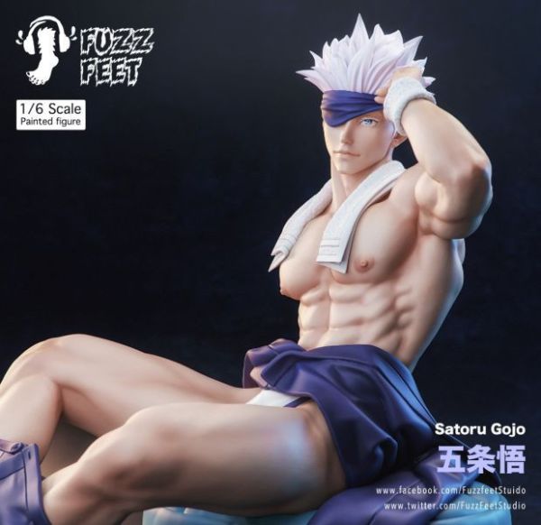 【售罄展示追加請私訊客服@toystationtw】咒術迴戰 Satoru Gojo 五條悟 X Fuzzfeet Studio 玩驛丨Toy station, GK雕像預購, GK雕像代購, GK雕像現貨, GK雕像修復, 咒術, 咒術迴戰, SCC玩具屋, 玩具給庫, NBA, 瘋公仔, 訂製雕像,模型,伯公仔,gk,玩驛,火影,夜風本舖,海賊,死神,航海王,獵人,阿拉蕾,七大罪,七龍珠,寶可夢,神奇寶貝,哥吉拉,宮崎駿,迪士尼,灌籃高手,鬼滅之刃,一拳超人,蠟筆小新,咒術,鏈鋸人,進擊的巨人,乙骨,我英