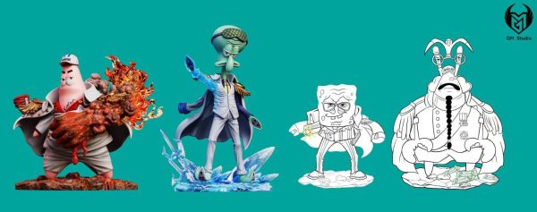 【補款】海賊王+海綿寶寶 派大星cos赤犬&章魚哥cos青稚 X GM-Studio 玩驛丨Toy station, GK雕像預購, GK雕像代購, GK雕像現貨, GK雕像修復, 咒術, 咒術迴戰, SCC玩具屋, 玩具給庫, NBA, 瘋公仔, 訂製雕像,模型,伯公仔,gk,玩驛,火影,夜風本舖,海賊,死神,航海王,獵人,阿拉蕾,七大罪,七龍珠,寶可夢,神奇寶貝,哥吉拉,宮崎駿,迪士尼,灌籃高手,鬼滅之刃,一拳超人,蠟筆小新,咒術,鏈鋸人,進擊的巨人,乙骨,我英
