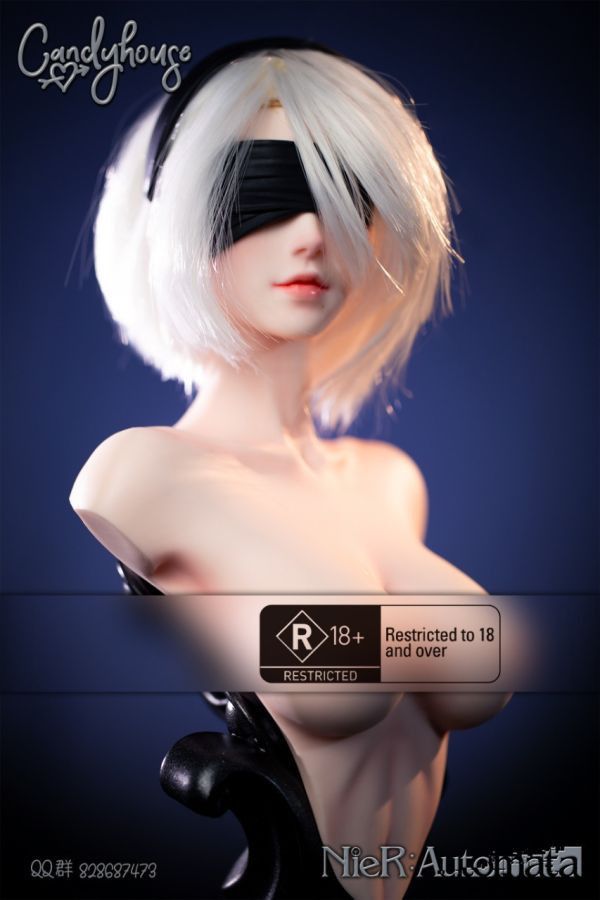 【售罄展示追加請私訊客服@toystationtw】尼爾：機械紀元 (可脫)  2B 寄葉二號B型 胸像 X CandyHouse 動漫,模型,玩具,gk,玩驛,火影,手辦,海賊,死神,航海王,獵人,阿拉蕾,七大罪,七龍珠,寶可夢,神奇寶貝,哥吉拉,宮崎駿,迪士尼,灌籃高手,鬼滅之日刃,一拳超人,蠟筆小新,咒術,鏈鋸人,進擊的巨人,妖精尾巴,我的英雄學院,我英,鋼鍊,鋼之煉金術師,新世紀福音戰士,EVA,間諜家家酒,Re0,漫威,dc,集美#hex#tsume#prime1#queen#tes#xm#野獸國#壽屋#數碼寶貝