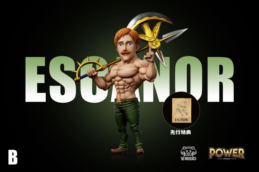 【預購】七大罪 日漫全明星系列第11彈 傲慢之罪 艾斯卡諾 X Yz+Power 玩驛丨Toy station, GK雕像預購, GK雕像代購, GK雕像現貨, GK雕像修復, 咒術, 咒術迴戰, SCC玩具屋, 玩具給庫, NBA, 瘋公仔, 訂製雕像,模型,伯公仔,gk,玩驛,火影,夜風本舖,海賊,死神,航海王,獵人,阿拉蕾,七大罪,七龍珠,寶可夢,神奇寶貝,哥吉拉,宮崎駿,迪士尼,灌籃高手,鬼滅之刃,一拳超人,蠟筆小新,咒術,鏈鋸人,進擊的巨人,乙骨,我英