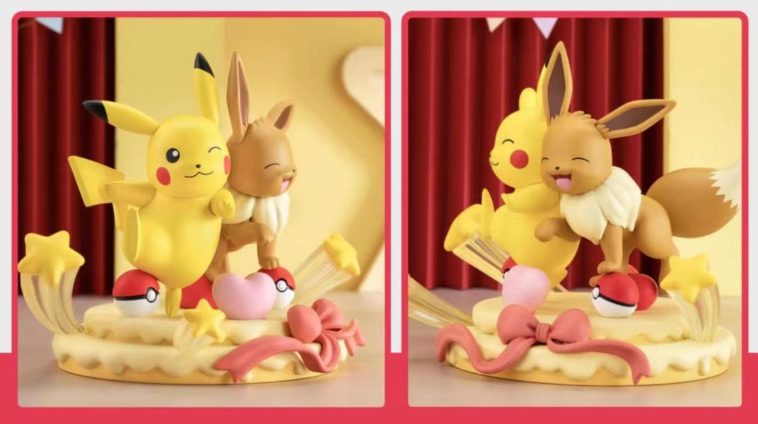 【售罄展示追加請私訊客服@toystationtw】寶可夢 夥伴系列 伊布和皮卡丘 X 玩樂主義 #動漫#模型#玩具#gk#玩驛#火影#手辦#海賊#死神#航海王#獵人#阿拉蕾#七大罪#七龍珠#寶可夢#神奇寶貝#哥吉拉#宮崎駿#迪士尼#灌籃高手#鬼滅之日刃#一拳超人#蠟筆小新#咒術#鏈鋸人#進擊的巨人#妖精尾巴#我的英雄學院#我英#鋼鍊#鋼之煉金術師#新世紀福音戰士#EVA#間諜家家酒#Re0#漫威#dc#集美#hex#tsume#prime1#queen#tes#xm#野獸國#壽屋#數碼寶貝