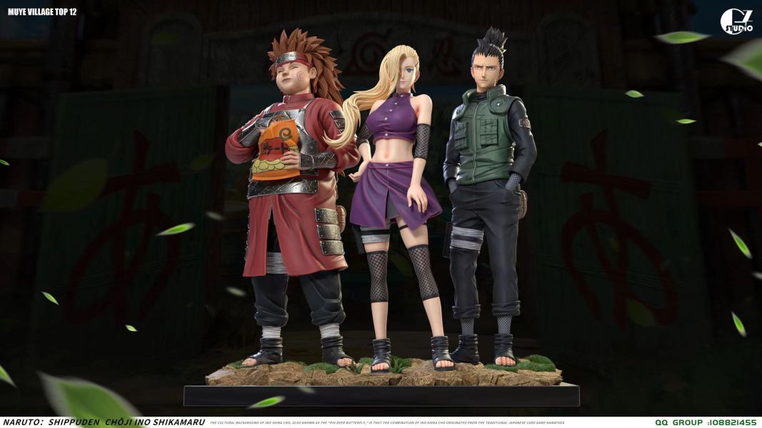 【售罄展示追加請私訊客服@toystationtw】火影忍者 十二小強第二彈 第十班 丁次&井野&鹿丸 X GZ-Stuido 玩驛丨Toy station, GK雕像預購, GK雕像代購, GK雕像現貨, GK雕像修復, 咒術, 咒術迴戰, SCC玩具屋, 玩具給庫, NBA, 瘋公仔, 訂製雕像,模型,伯公仔,gk,玩驛,火影,夜風本舖,海賊,死神,航海王,獵人,阿拉蕾,七大罪,七龍珠,寶可夢,神奇寶貝,哥吉拉,宮崎駿,迪士尼,灌籃高手,鬼滅之刃,一拳超人,蠟筆小新,咒術,鏈鋸人,進擊的巨人,乙骨,我英