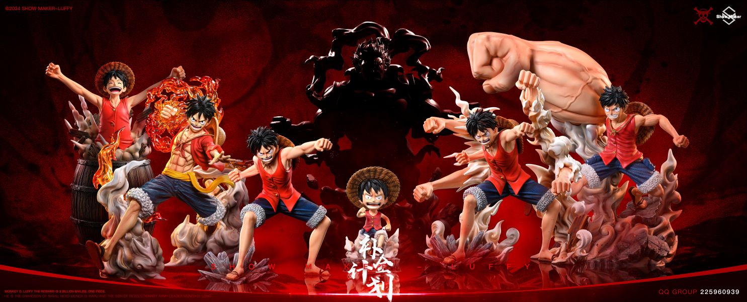 【售罄展示追加請私訊客服@toystationtw】海賊王 Luffy系列04 三檔大拳頭魯夫 X ShowMaker 玩驛丨Toy station, GK雕像預購, GK雕像代購, GK雕像現貨, GK雕像修復, 咒術, 咒術迴戰, SCC玩具屋, 玩具給庫, NBA, 瘋公仔, 訂製雕像,模型,伯公仔,gk,玩驛,火影,夜風本舖,海賊,死神,航海王,獵人,阿拉蕾,七大罪,七龍珠,寶可夢,神奇寶貝,哥吉拉,宮崎駿,迪士尼,灌籃高手,鬼滅之刃,一拳超人,蠟筆小新,咒術,鏈鋸人,進擊的巨人,乙骨,我英