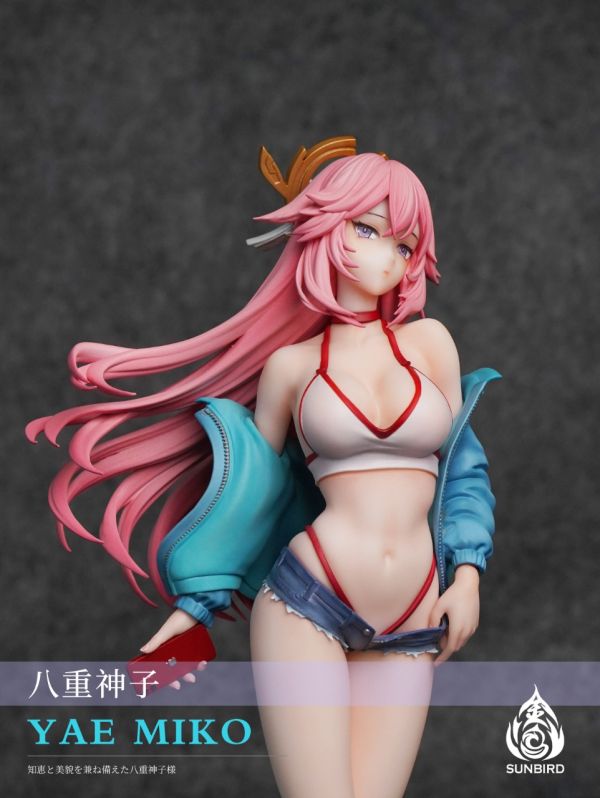 【售罄展示追加請私訊客服@toystationtw】原神 潮服八重神子 X 金烏工作室 動漫,模型,玩具,gk,玩驛,火影,手辦,海賊,死神,航海王,獵人,阿拉蕾,七大罪,七龍珠,寶可夢,神奇寶貝,哥吉拉,宮崎駿,迪士尼,灌籃高手,鬼滅之日刃,一拳超人,蠟筆小新,咒術,鏈鋸人,進擊的巨人,妖精尾巴,我的英雄學院,我英,鋼鍊,鋼之煉金術師,新世紀福音戰士,EVA,間諜家家酒,Re0,漫威,dc,集美#hex#tsume#prime1#queen#tes#xm#野獸國#壽屋#數碼寶貝