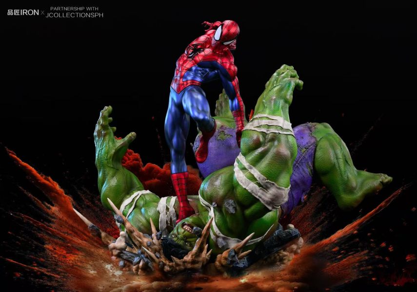 【預購】Marvel漫威 MQ065—蜘蛛人vs綠巨人 X 品匠IRON 玩驛丨Toy station, GK雕像預購, GK雕像代購, GK雕像現貨, GK雕像修復, 咒術, 咒術迴戰, SCC玩具屋, 玩具給庫, NBA, 瘋公仔, 訂製雕像,模型,伯公仔,gk,玩驛,火影,夜風本舖,海賊,死神,航海王,獵人,阿拉蕾,七大罪,七龍珠,寶可夢,神奇寶貝,哥吉拉,宮崎駿,迪士尼,灌籃高手,鬼滅之刃,一拳超人,蠟筆小新,咒術,鏈鋸人,進擊的巨人,乙骨,我英