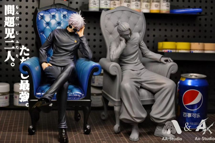 【售罄展示追加請私訊客服@toystationtw】咒術迴戰 坐姿系列第一彈 五條悟 X AA&AX工作室 動漫,模型,玩具,gk,玩驛,火影,手辦,海賊,死神,航海王,獵人,阿拉蕾,七大罪,七龍珠,寶可夢,神奇寶貝,哥吉拉,宮崎駿,迪士尼,灌籃高手,鬼滅之日刃,一拳超人,蠟筆小新,咒術,鏈鋸人,進擊的巨人,妖精尾巴,我的英雄學院,我英,鋼鍊,鋼之煉金術師,新世紀福音戰士,EVA,間諜家家酒,Re0,漫威,dc,集美#hex#tsume#prime1#queen#tes#xm#野獸國#壽屋#數碼寶貝