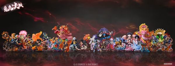 【售罄展示追加請私訊客服@toystationtw】海賊王 鬼島決戰篇3 德雷克 笹木 福茲·弗 X G5 #動漫#模型#玩具#gk#玩驛#火影#手辦#海賊#死神#航海王#獵人#阿拉蕾#七大罪#七龍珠#寶可夢#神奇寶貝#哥吉拉#宮崎駿#迪士尼#灌籃高手#鬼滅之日刃#一拳超人#蠟筆小新#咒術#鏈鋸人#進擊的巨人#妖精尾巴#我的英雄學院#我英#鋼鍊#鋼之煉金術師#新世紀福音戰士#EVA#間諜家家酒#Re0#漫威#dc#集美#hex#tsume#prime1#queen#tes#xm#野獸國#壽屋#數碼寶貝