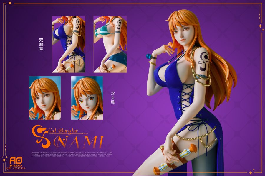 【預購】海賊王 女性系列第二彈 雙比例 娜美 X AO-Studio 玩驛丨Toy station, GK雕像預購, GK雕像代購, GK雕像現貨, GK雕像修復, 咒術, 咒術迴戰, SCC玩具屋, 玩具給庫, NBA, 瘋公仔, 訂製雕像,模型,伯公仔,gk,玩驛,火影,夜風本舖,海賊,死神,航海王,獵人,阿拉蕾,七大罪,七龍珠,寶可夢,神奇寶貝,哥吉拉,宮崎駿,迪士尼,灌籃高手,鬼滅之刃,一拳超人,蠟筆小新,咒術,鏈鋸人,進擊的巨人,乙骨,我英