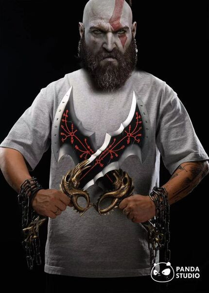 【售罄展示追加請私訊客服@toystationtw】戰神 混沌雙刃  X Panda 玩驛丨Toy station, GK雕像預購, GK雕像代購, GK雕像現貨, GK雕像修復, 購物網站, 自媒體選物店, SCC玩具屋, 玩具給庫, 希模型, 瘋公仔, 訂製雕像,模型,伯公仔,gk,玩驛,火影,夜風本舖,海賊,死神,航海王,獵人,阿拉蕾,七大罪,七龍珠,寶可夢,神奇寶貝,哥吉拉,宮崎駿,迪士尼,灌籃高手,鬼滅之日刃,一拳超人,蠟筆小新,咒術,鏈鋸人,進擊的巨人,妖精尾巴,我的英