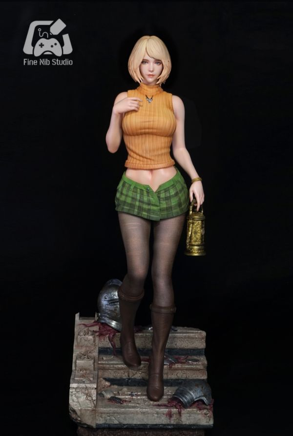 【售罄展示追加請私訊客服@toystationtw】生化危機4艾什莉（Ashley Graham）X 筆尖兒工作室（Fine Nib Studio） 動漫,模型,玩具,gk,玩驛,火影,手辦,海賊,死神,航海王,獵人,阿拉蕾,七大罪,七龍珠,寶可夢,神奇寶貝,哥吉拉,宮崎駿,迪士尼,灌籃高手,鬼滅之日刃,一拳超人,蠟筆小新,咒術,鏈鋸人,進擊的巨人,妖精尾巴,我的英雄學院,我英,鋼鍊,鋼之煉金術師,新世紀福音戰士,EVA,間諜家家酒,Re0,漫威,dc,集美#hex#tsume#prime1#queen#tes#xm#野獸國#壽屋#數碼寶貝