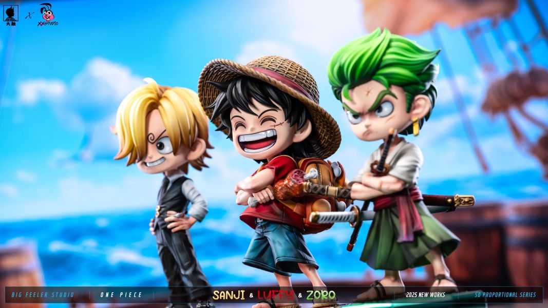 【售罄展示追加請私訊客服@toystationtw】海賊王 Q版系列 三大戰力 魯夫&索隆&香吉士 X 大觸+XOX工作室 玩驛丨Toy station, GK雕像預購, GK雕像代購, GK雕像現貨, GK雕像修復, 咒術, 咒術迴戰, SCC玩具屋, 玩具給庫, NBA, 瘋公仔, 訂製雕像,模型,伯公仔,gk,玩驛,火影,夜風本舖,海賊,死神,航海王,獵人,阿拉蕾,七大罪,七龍珠,寶可夢,神奇寶貝,哥吉拉,宮崎駿,迪士尼,灌籃高手,鬼滅之刃,一拳超人,蠟筆小新,咒術,鏈鋸人,進擊的巨人,乙骨,我英