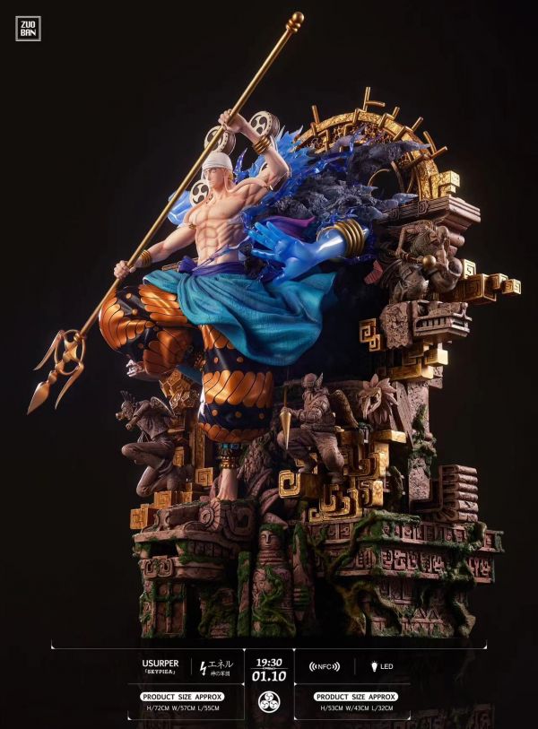 【售罄展示追加請私訊客服@toystationtw】海賊王 盜國者USURPER 雷神艾尼路 第一款 X 作伴工作室 #動漫#模型#玩具#gk#玩驛#火影#手辦#海賊#死神#航海王#獵人#阿拉蕾#七大罪#七龍珠#寶可夢#神奇寶貝#哥吉拉#宮崎駿#迪士尼#灌籃高手#鬼滅之日刃#一拳超人#蠟筆小新#咒術#鏈鋸人#進擊的巨人#妖精尾巴#我的英雄學院#我英#鋼鍊#鋼之煉金術師#新世紀福音戰士#EVA#間諜家家酒#Re0#漫威#dc#集美#hex#tsume#prime1#queen#tes#xm#野獸國#壽屋#數碼寶貝